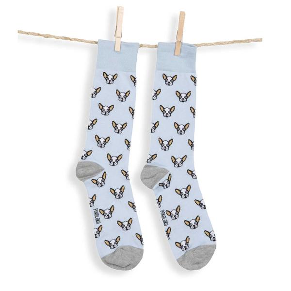 Pokoloko pima cotton socks - french bulldog