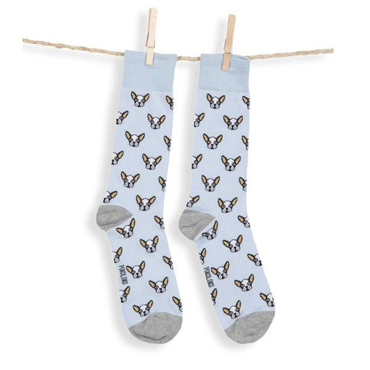 Pokoloko pima cotton socks - french bulldog