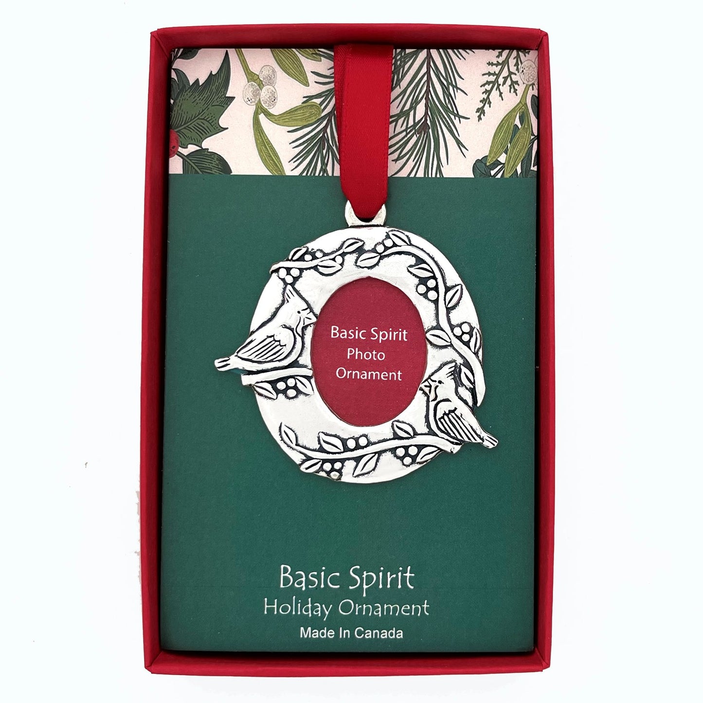 Basic Spirit Pewter Christmas Ornaments