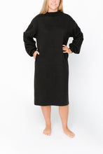 Load image into Gallery viewer, The Sweater Dress -black
