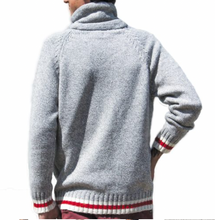 Load image into Gallery viewer, Grey Cable Knit Cardigan
