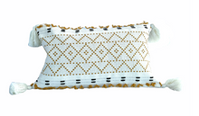 Load image into Gallery viewer, Yellow And Beige Pillow
