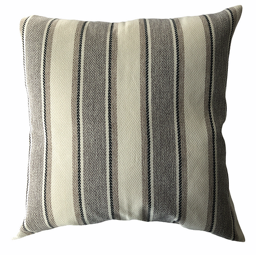 Brown Striped Pillows