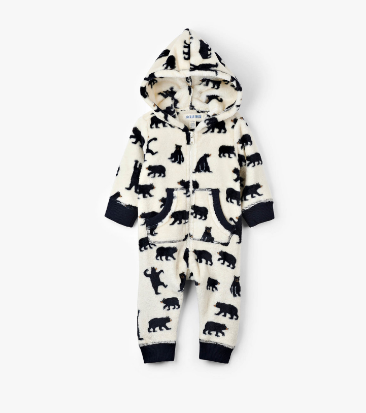 Fleece Onesies - Bear - Children's