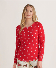 Load image into Gallery viewer, Women&#39;s Sleep Shirt, snowflakes - Hatley
