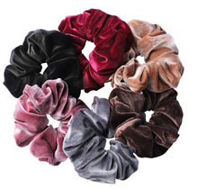 Load image into Gallery viewer, Velvet Scrunchies - Medium &amp; Large
