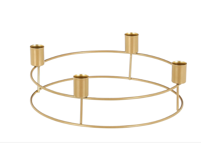 Advent Candleholder Gold