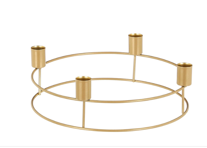 Gold Candle Holder