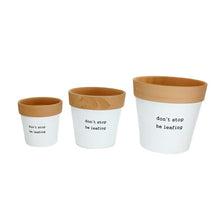 Load image into Gallery viewer, Terracotta Graphic Planter Pots
