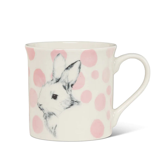 Polka Dot Rabbit Mug