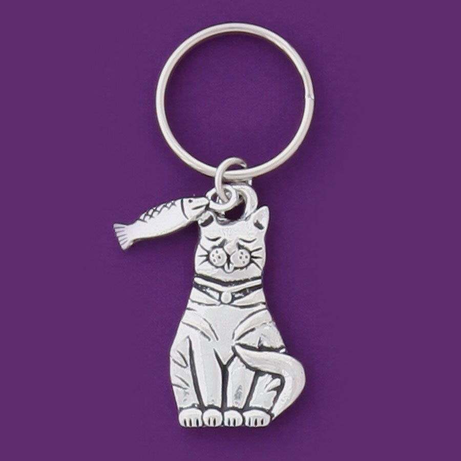 Pewter Keychain