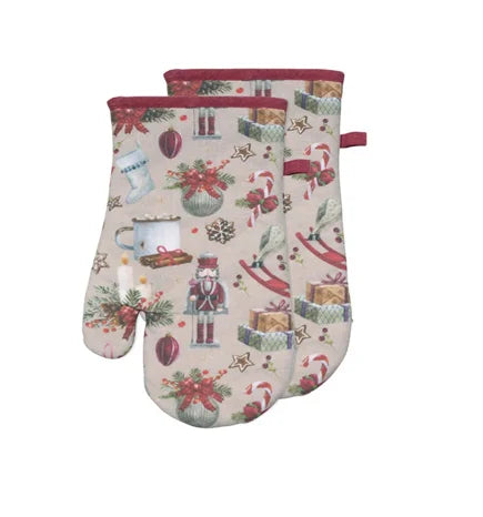 Christmas/Winter Oven Mitts