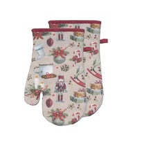 Load image into Gallery viewer, Christmas/Winter Oven Mitts
