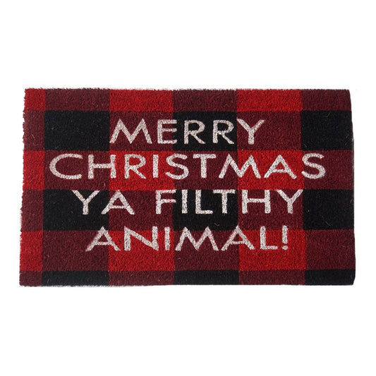 Merry Christmas Home Alone Coir Doormat