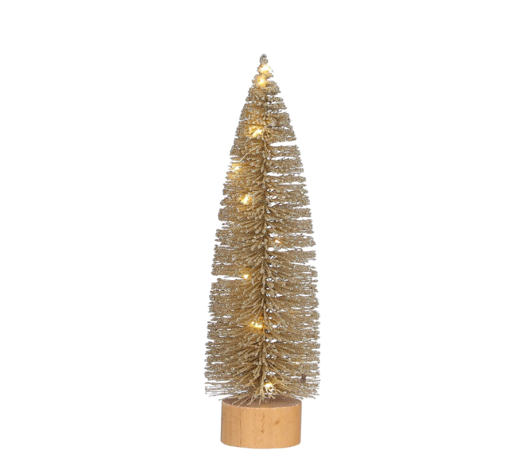 Bottlebrush LED trees