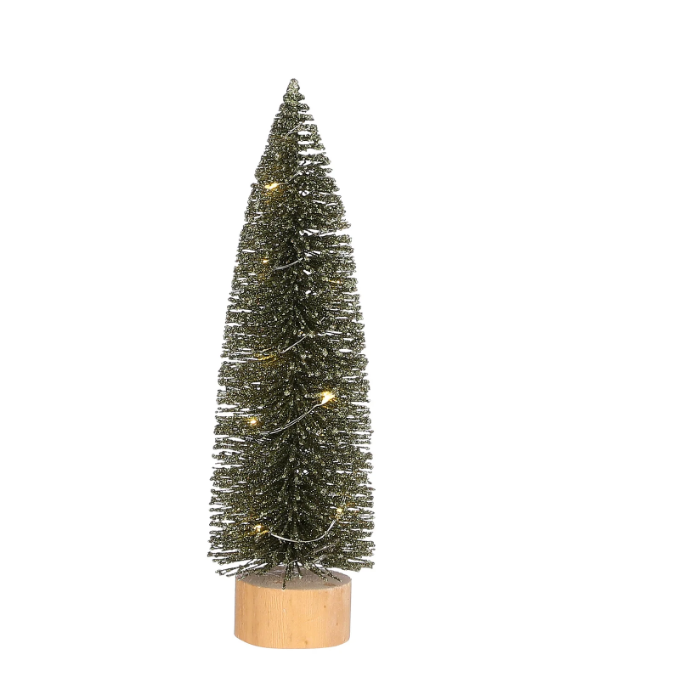 Bottlebrush LED trees