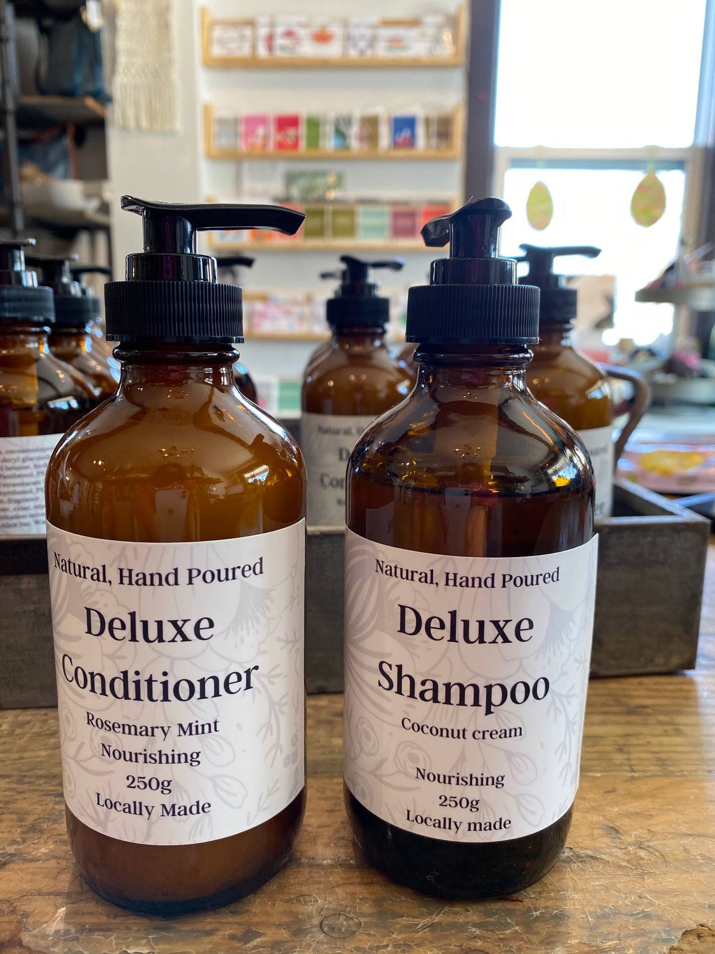 Deluxe Hand Poured Shampoo, Conditioner