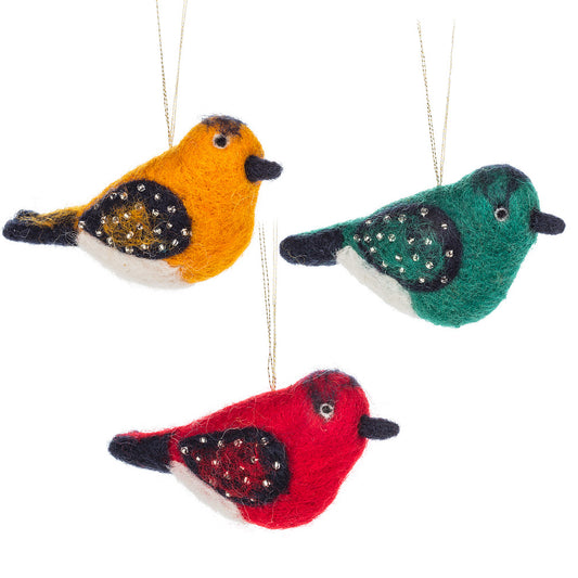 Felt Bird Ornament