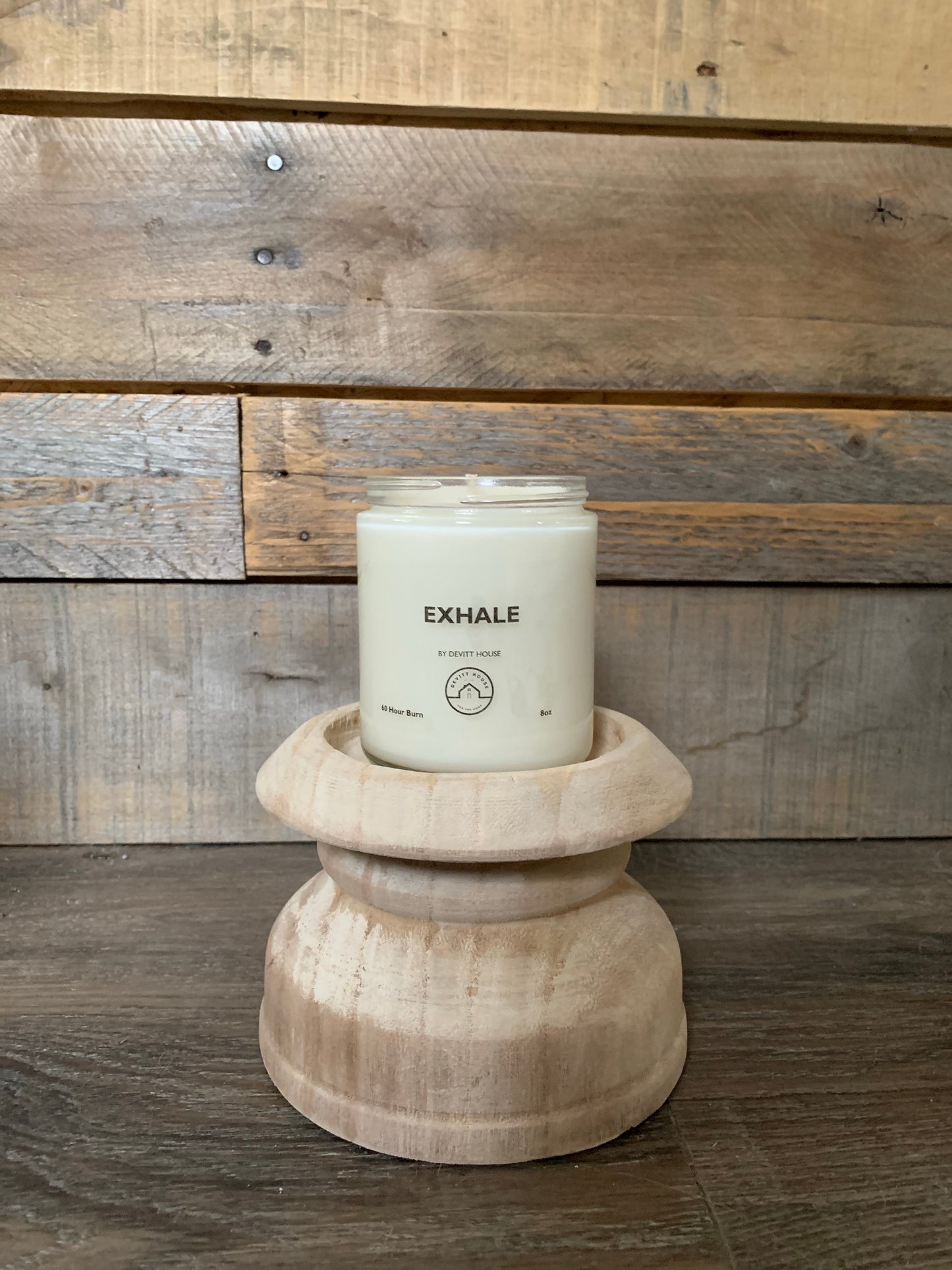 Chunky Paulownia Candle Holder