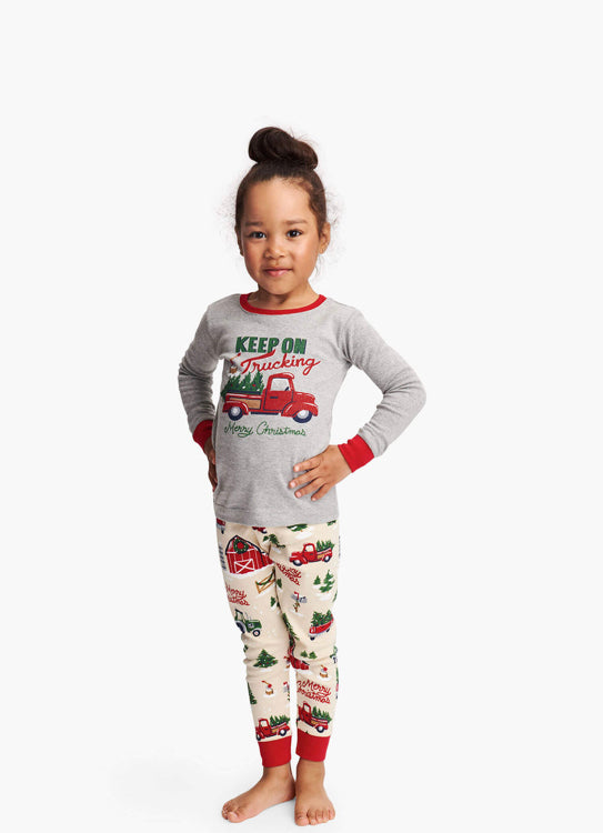 Keep On Trucking Kids Pjs Size 6