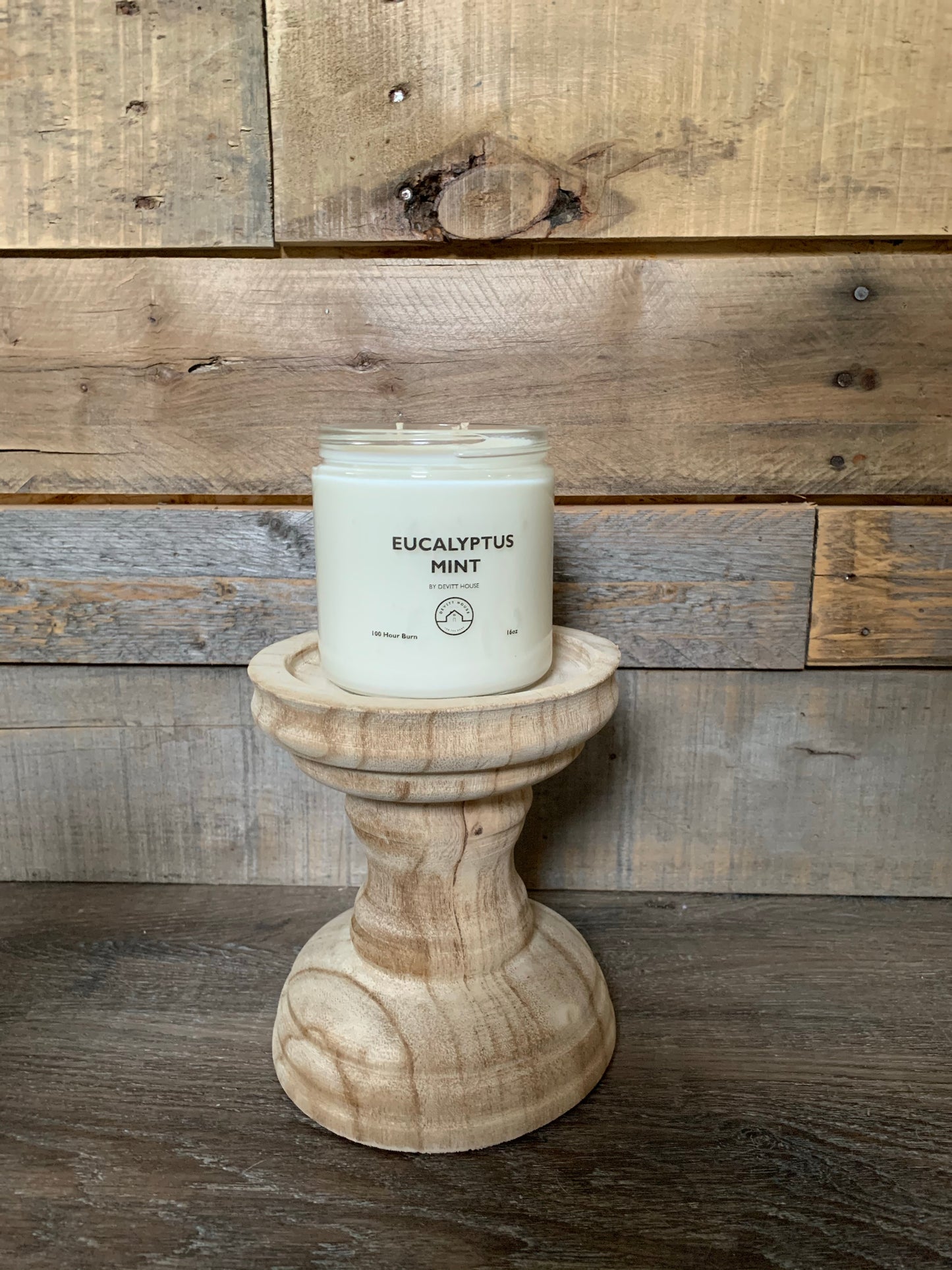 Chunky Paulownia Candle Holder