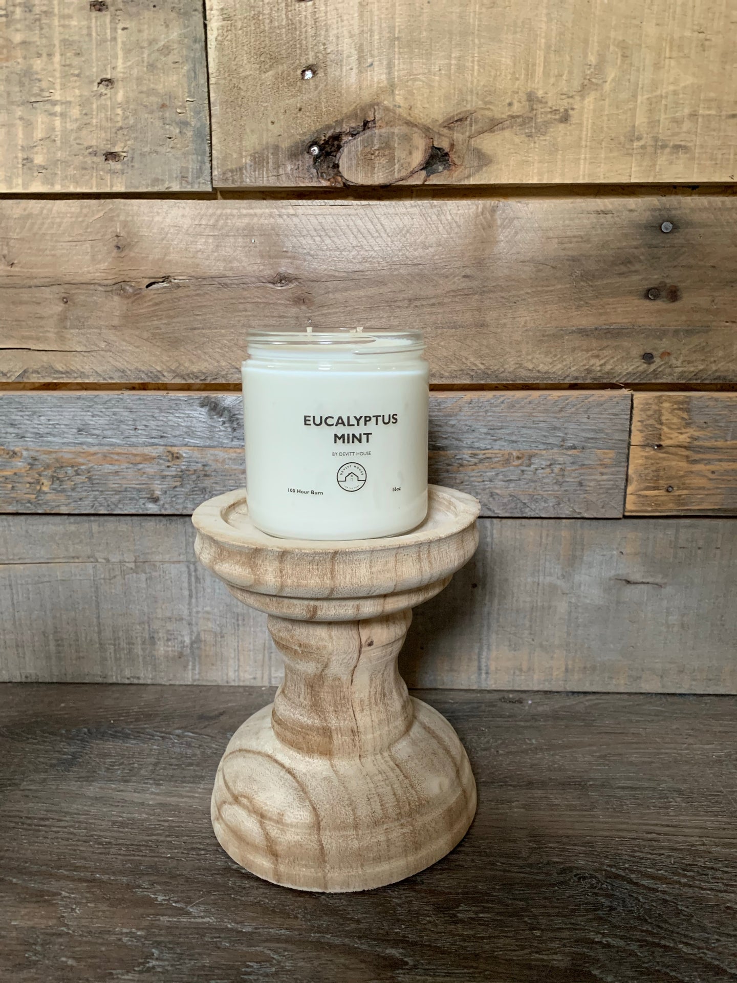 Chunky Paulownia Candle Holder