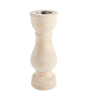 Load image into Gallery viewer, Paulownia wood candle holder
