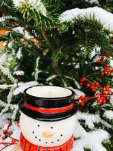 Load image into Gallery viewer, Locally Made Snowman Soy Candle
