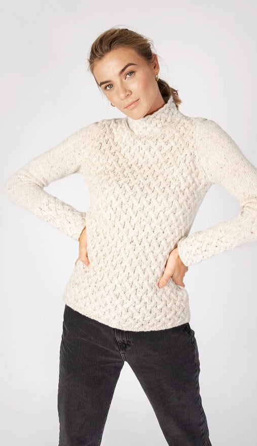 IrelandsEye Knitwear - Sweater, Chalk