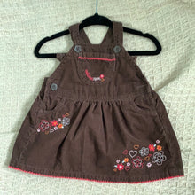 Load image into Gallery viewer, Brown Corduroy Kids Dress
