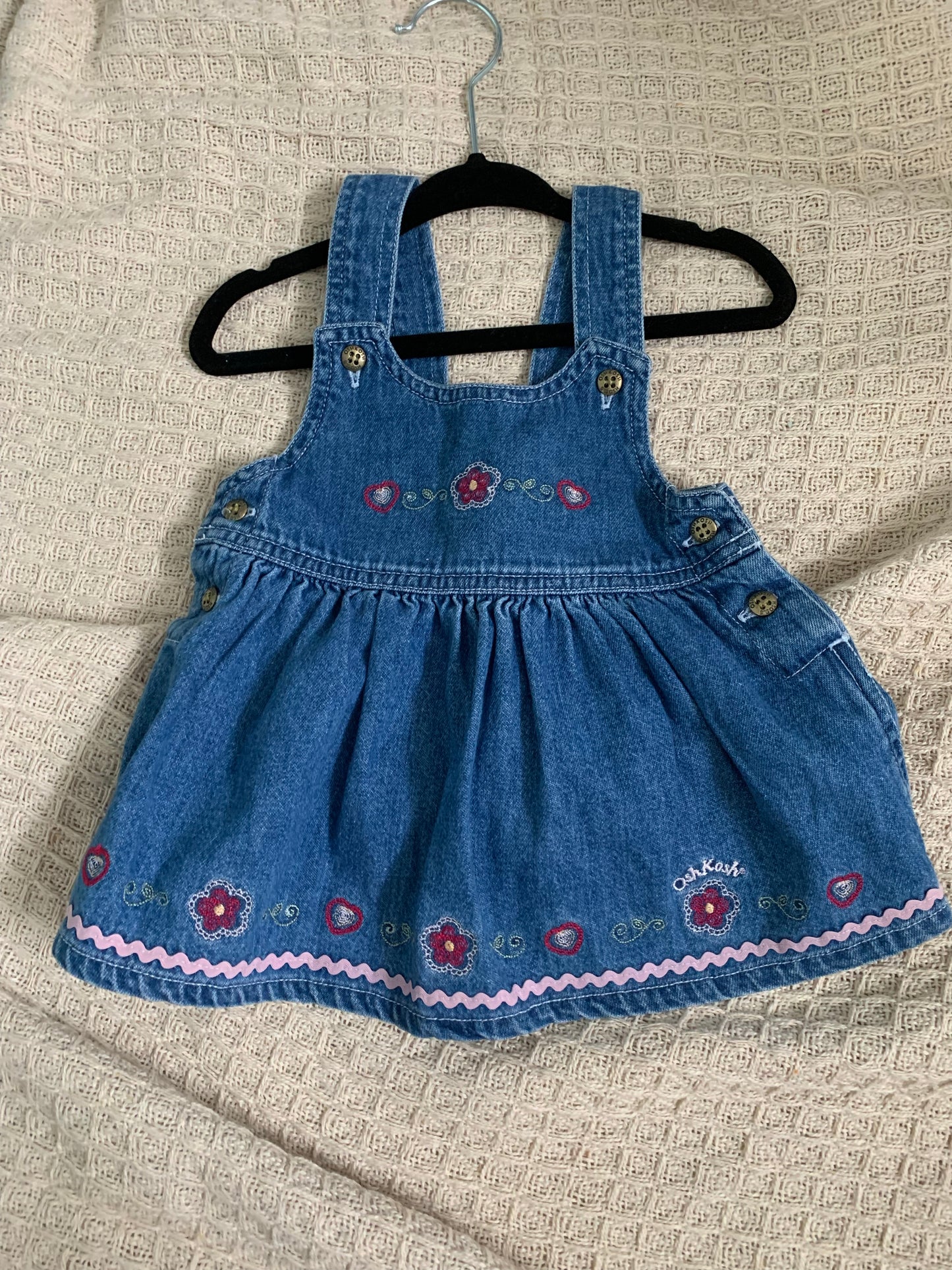 Floral Denim Kids Jumper
