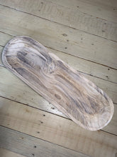 Load image into Gallery viewer, Wooden Oval Tray With Legs
