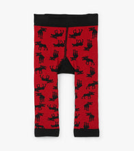 Load image into Gallery viewer, Baby Leggings Red Moose
