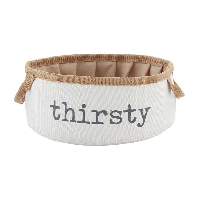 Travel dog bowl set