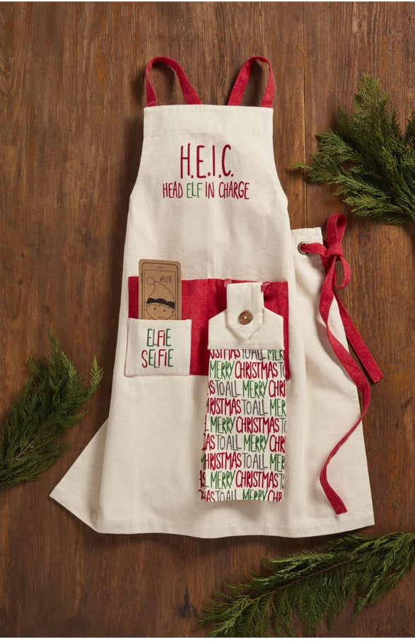 Head Elf In Charge Apron