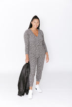 Load image into Gallery viewer, Friday Romper Grey Leopard - Smash and Tess
