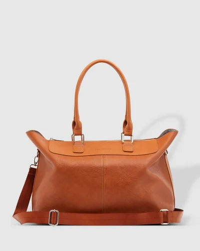 Louenhide vegan leather travel bag tan