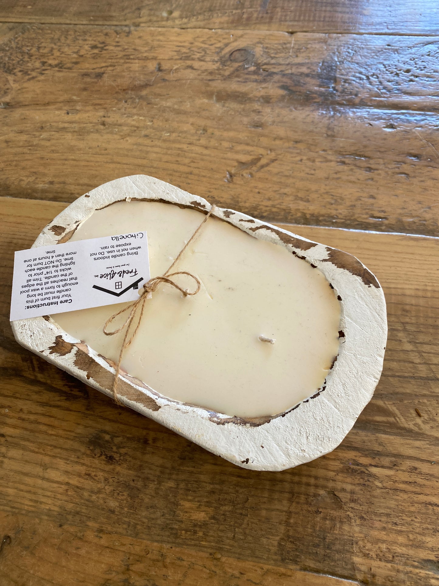 Dough bowl Oval Candle
