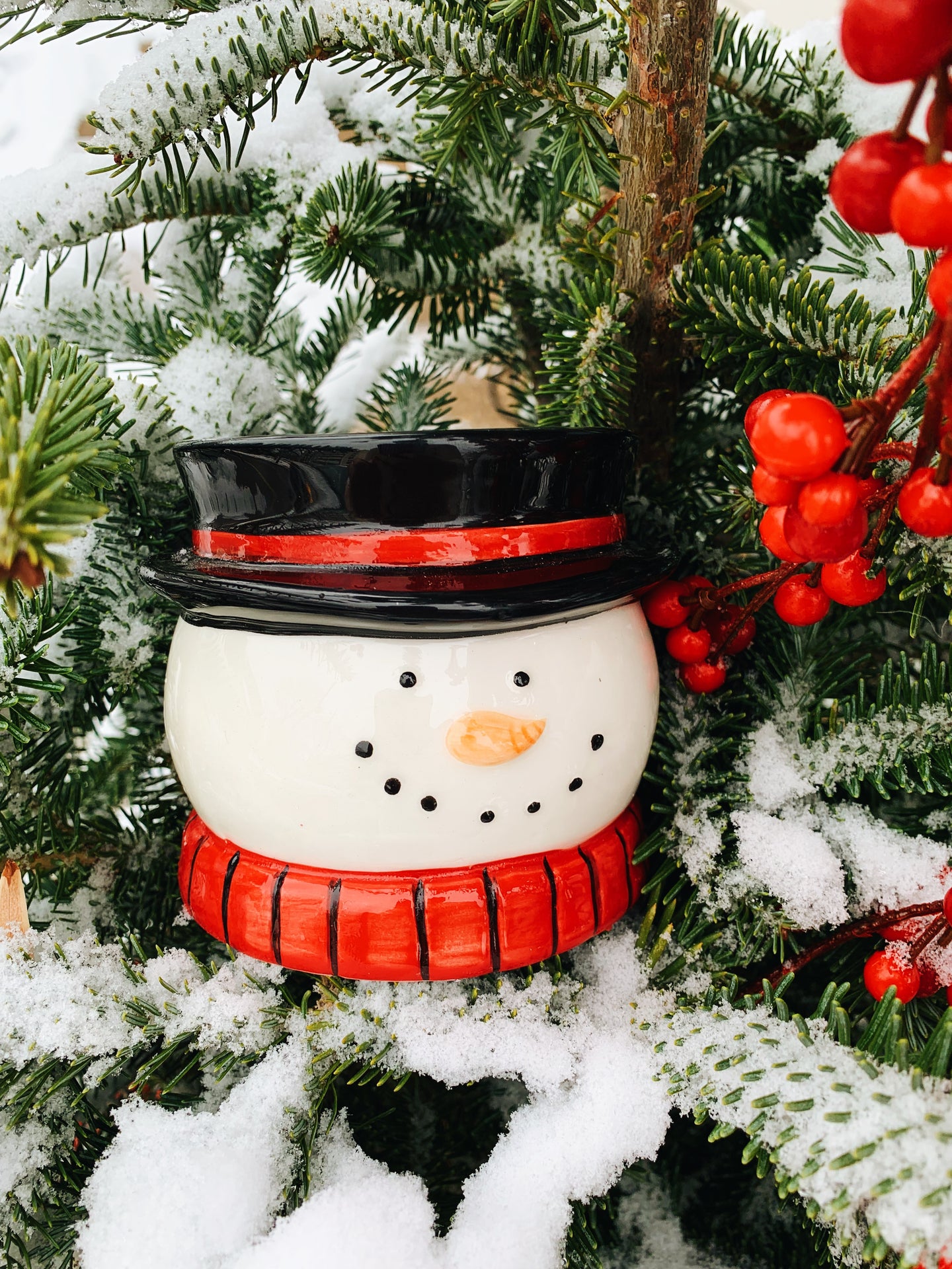Locally Made Snowman Soy Candle