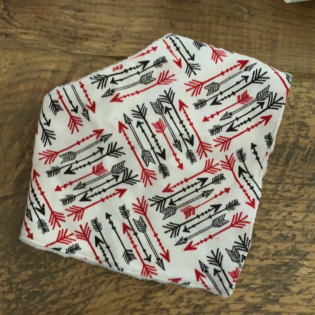 Baby scarf bibs (reversible)