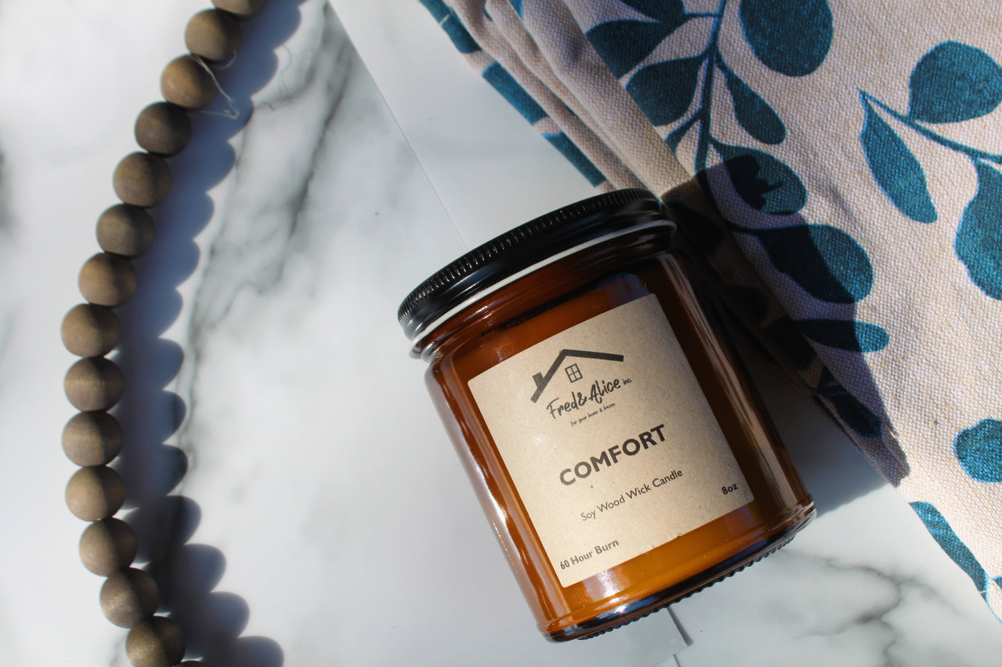 Wood wick Soy Candles 8oz