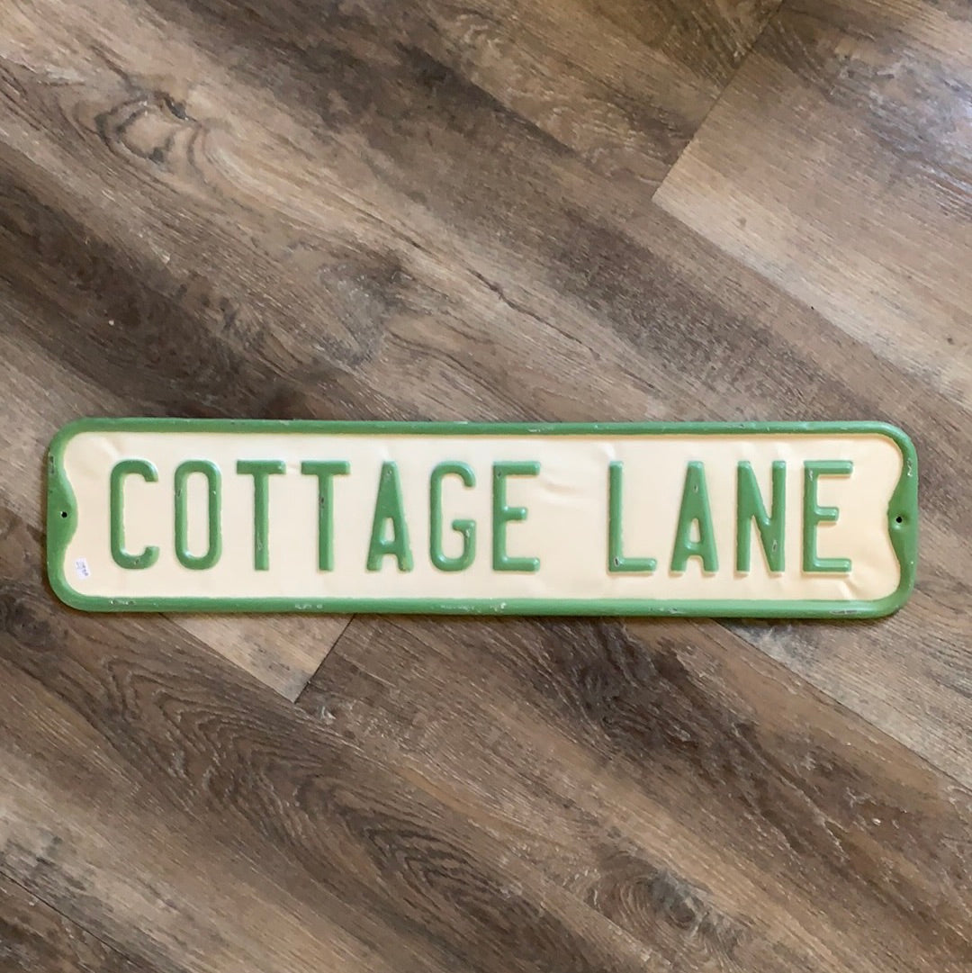 Cottage Lane Sign