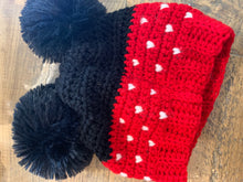 Load image into Gallery viewer, Mickey Mouse Pom Pom Hat
