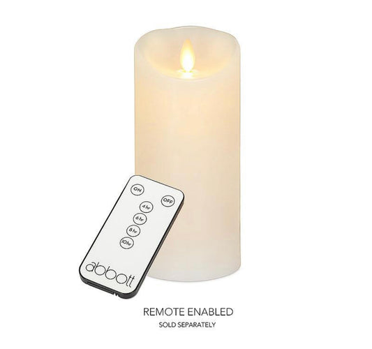 Ivory Reallite Candle - L