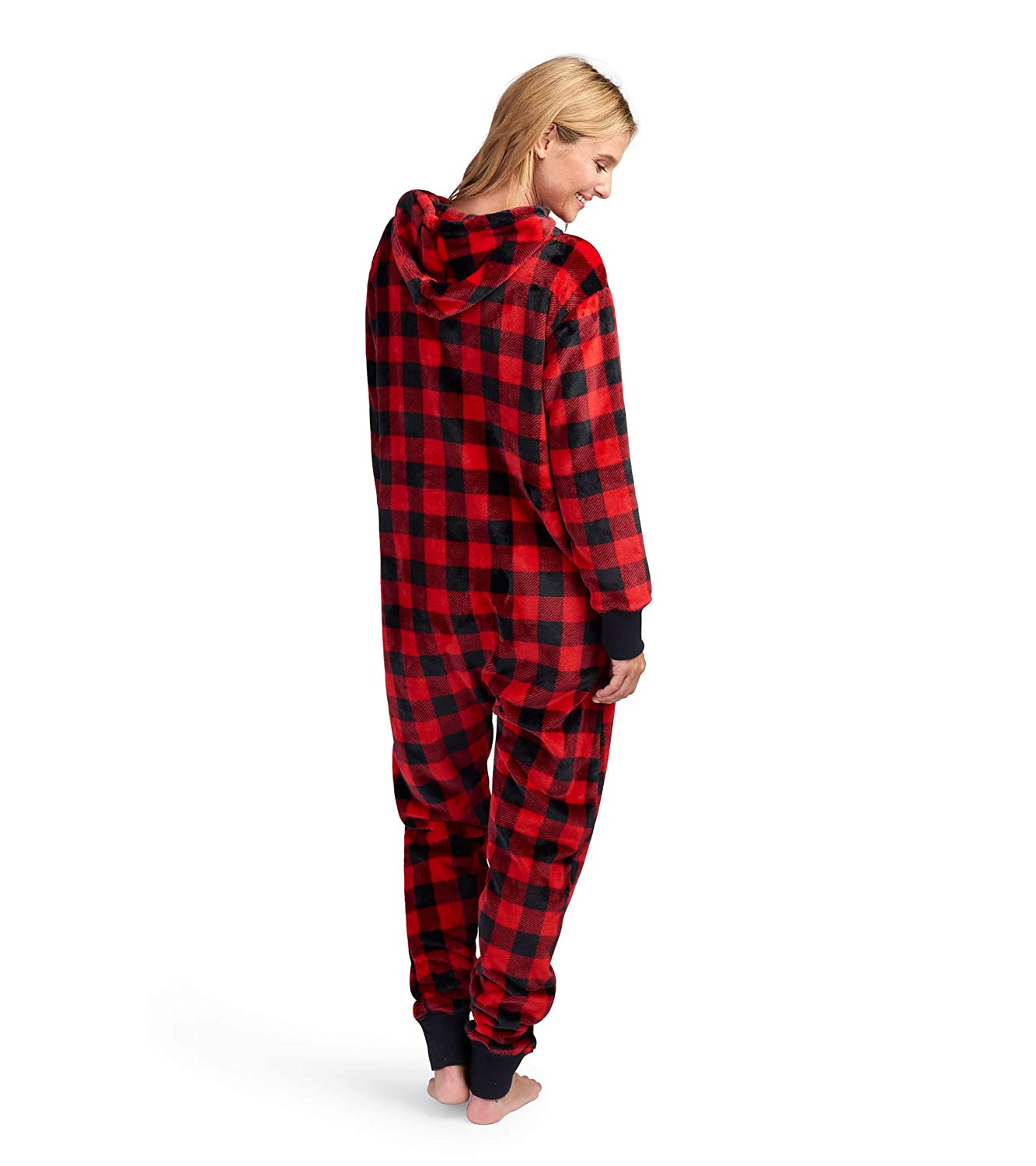 Red and black flannel onesie online