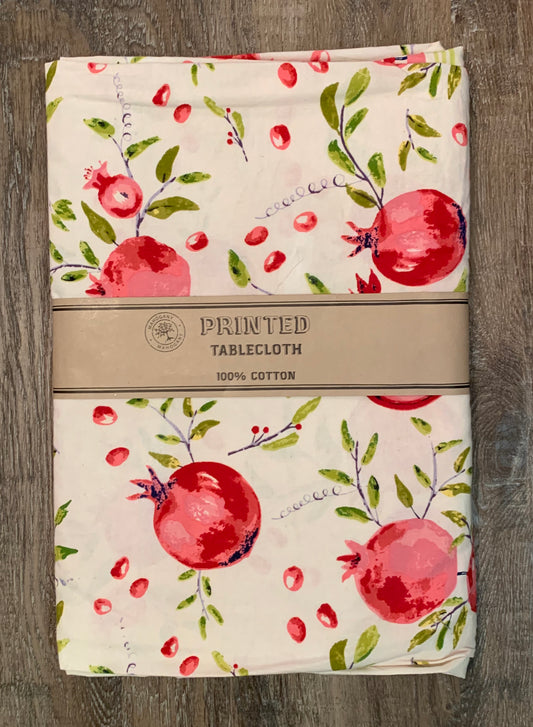 Mahogany Pomegranate Tablecloth