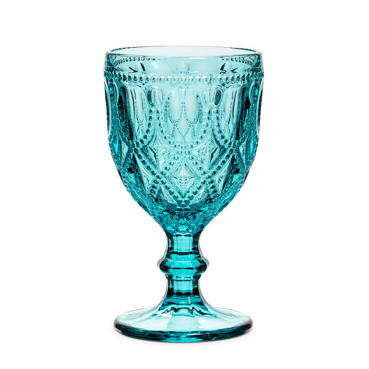 Goblet  - turquoise jewel dot