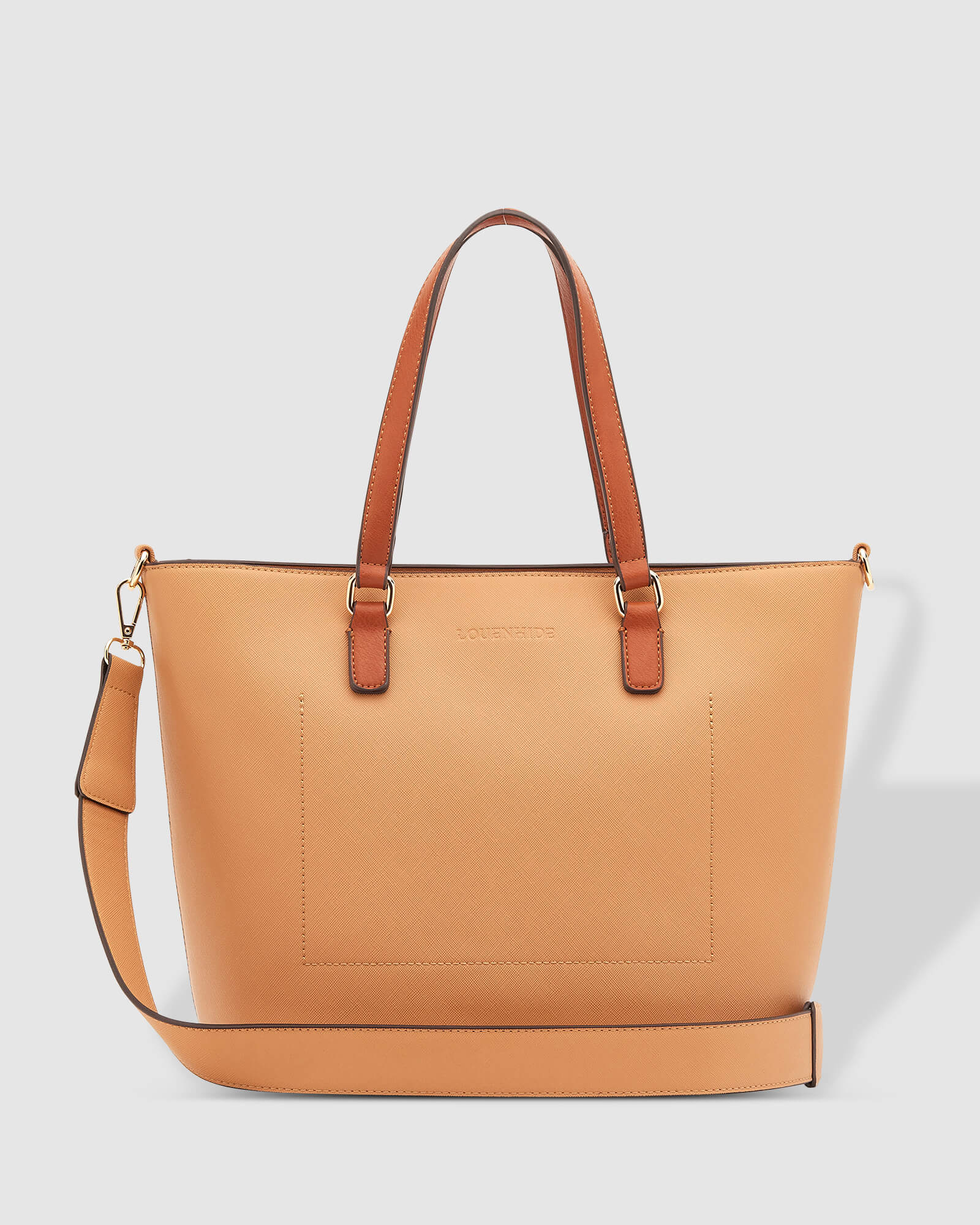 Louenhide Vegan leather Miami handbag camel
