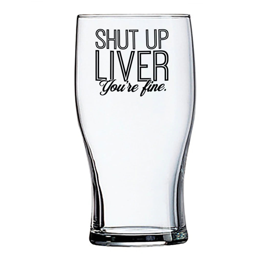 Beer Glass - With Attitude!