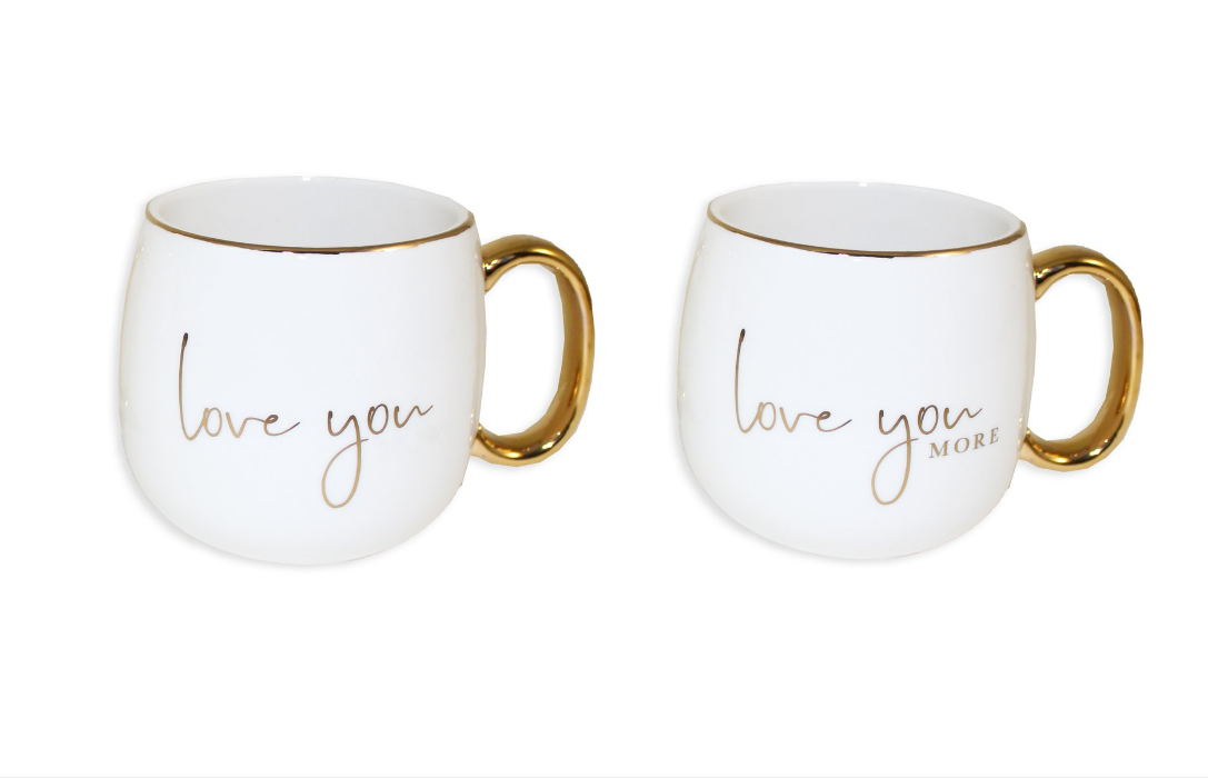 Love you / more set of mugs